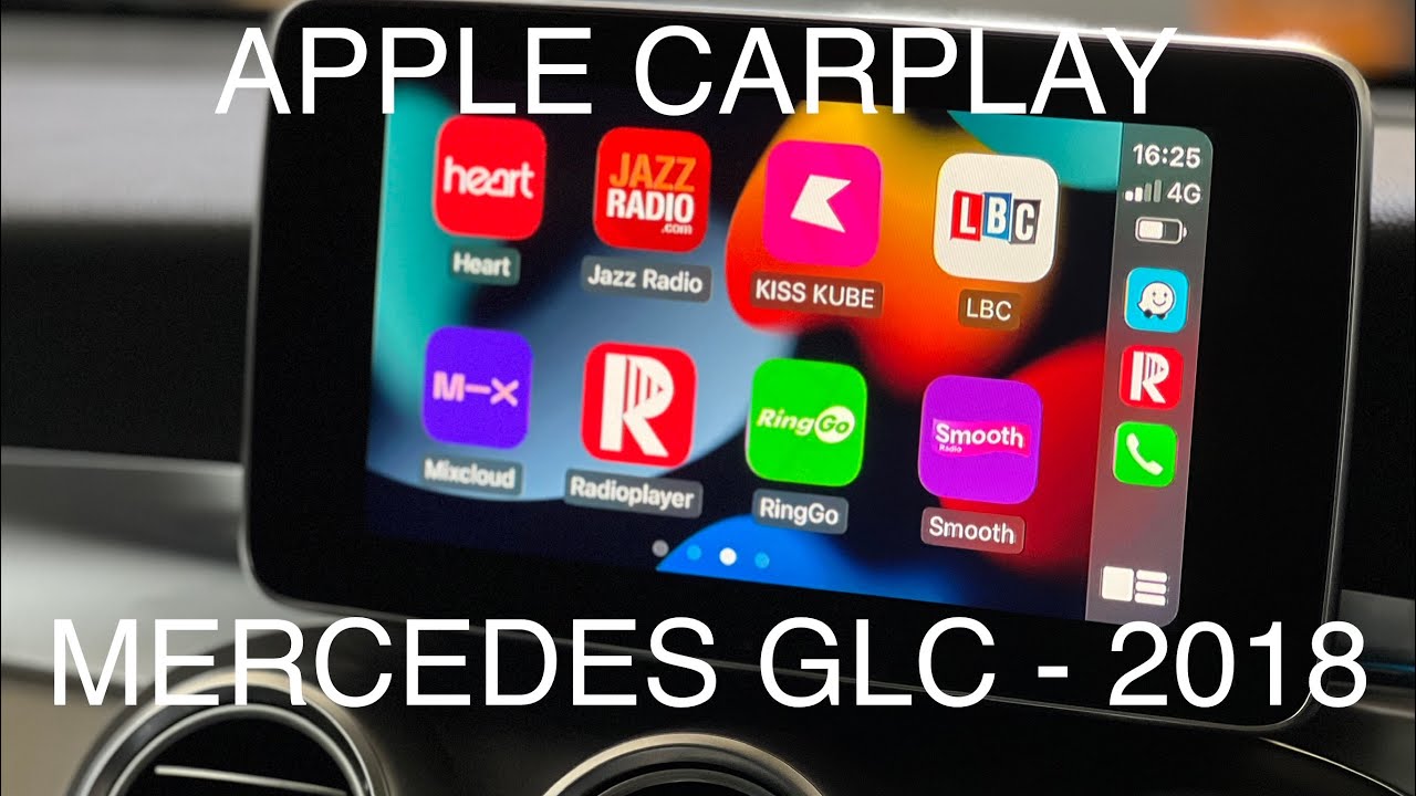 MERCEDES GLC 2018 ADDING WIRELESS APPLE CARPLAY TO FACTORY DISPLAY