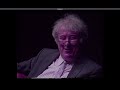 An afternoon with Seamus Heaney