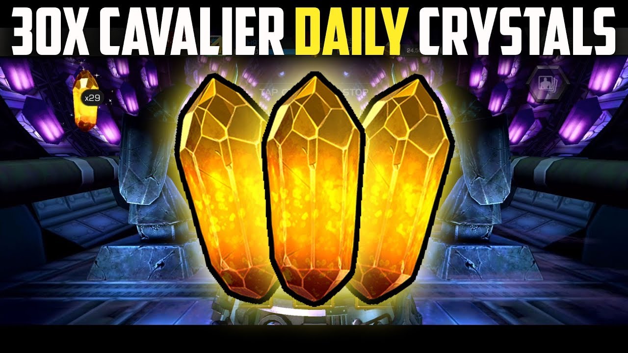 30X Cavalier Daily Crystals - 1 Month's Worth - Marvel Contest of Champions
