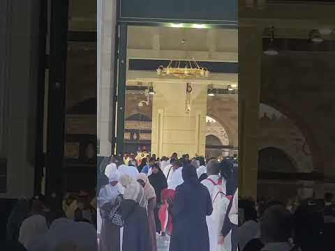 باب الملك عبدالعزيز الدخول للكعبه الحرم المكي