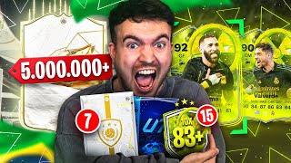 OMGGG 5 MIO+ ICON.. ICH ZIEHE ALLE AUFGESPARTEN PACKS 🔥😱 (7x ICON , 15x 10x83+, UCL Hero Pack..)