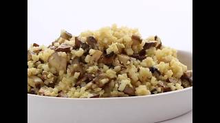 Low Carb Cauliflower Mushroom Risotto