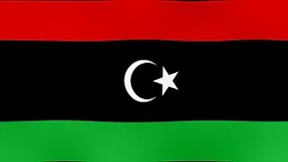 Evolución de la Bandera Ondeando de Libia - Evolution of the Waving Flag of Libya