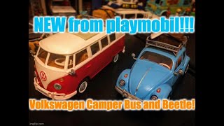 NEW Volkswagen Beetle & Camper Bus from Playmobil - Unboxing and Review