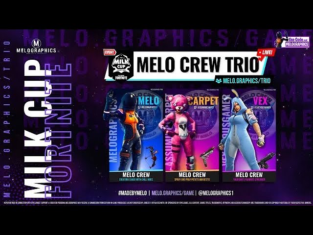 The Milk Cup Pre-Qualifier 1 | #MeloCrew POV Twitch Broadcast @MELOGRAPHICS1 @assumingcarpet