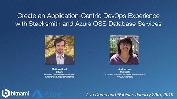 Create an Application-Centric DevOps Experience with Stacksmith and Azure OSS Database Services