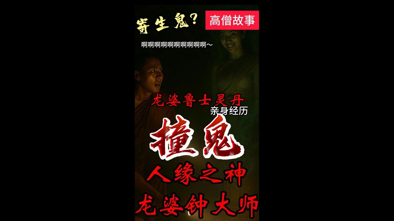 这次轮到师父撞鬼了 - 龙婆鲁士灵丹的亲身经历，龙婆钟师父还指点他...