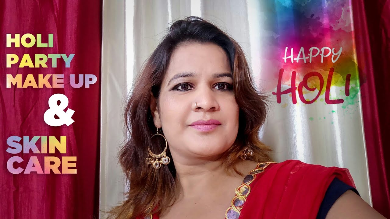 Holi special makeup tutorial | Holi party makeup 2019 | Gayatri beauty parlour