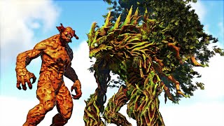 Gaia Sister Of Yggdrasil Vs Manifestation Of Luci... Demon Boss Ark Survival Evolved Battle