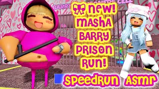 🎀NEW! MASHA BARRY PRISON RUN! ObbyUpdate