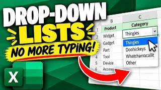 How to Create a Drop-Down List in Excel | Data Validation