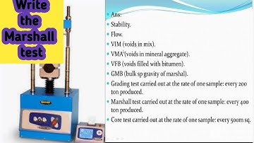 What are the different Steps in Marshall Test By civil engineering with tariq