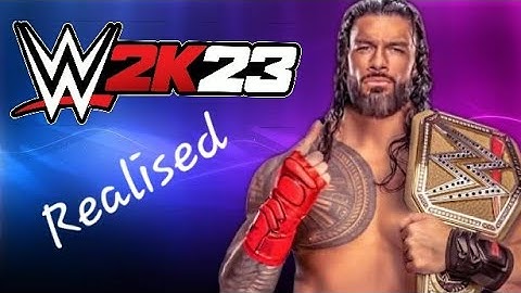 Wr3d  2k23 new mod Realised with all new features new hairstyles new beards and many much more