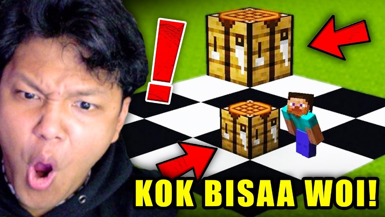 Gw KAGET DI MINECRAFT BISA BIKIN ILUSI KAYA GINI! ... (REVIEW ILUSI BUATAN SUBSCRIBER! PUSINGG!!)