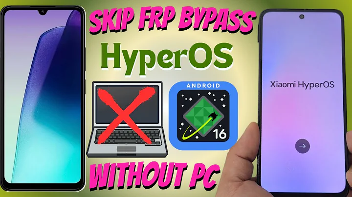 NEW METHOD WITHOUT PC Xiaomi redmi note HyperOS Frp bypass, (ANDROID 16-15-14)
