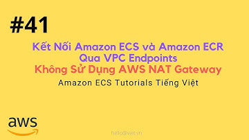 #43 Cấu Hình Amazon ECS kết nối Amazon ECR và Amazon CloudWatch qua VPC Endpoints