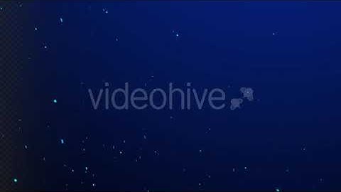 Blue Fantastic Particles | Motion Graphics - Envato elements