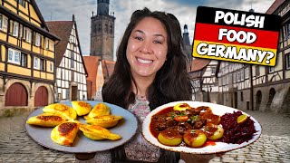 What is POLISH FOOD like in Germany?! (Traditional Dishes, Supermarket Snacks & Homemade Pierogi)