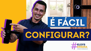 #ElsysEnsina | Configure a Fechadura com biometria