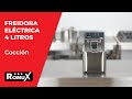 Vídeo: Freidora Industrial Eléctrica 4 Litros Simple Sobremesa ®Romux