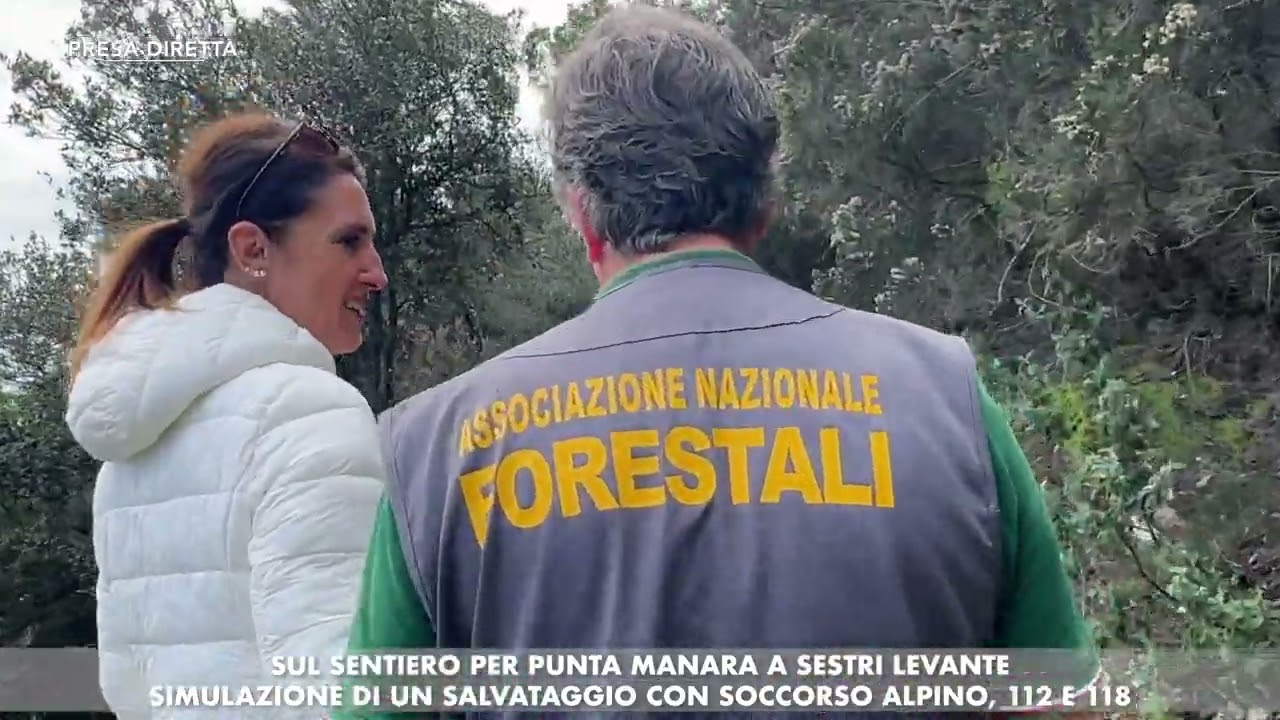 PRESA DIRETTA - SUL SENTIERO DI PUNTA MANARA COL SOCCORSO ALPINO