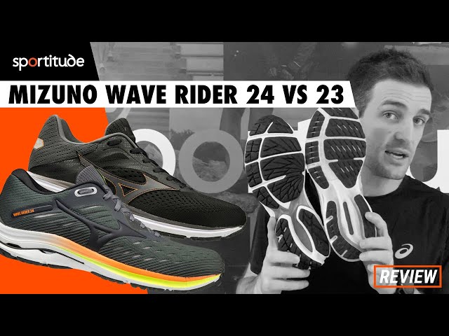 Mizuno Wave Rider 24 vs 23 Comparison Shoe Review