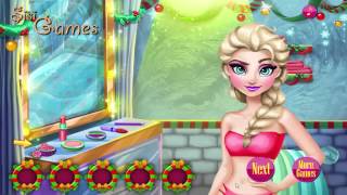 Elsa Christmas Spa Bath ♥ Disney Frozen Princess Elsa Bathing ♥ Frozen Elsa Makeup Game screenshot 2