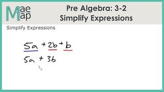 PreAlgebra: 3-2 Simplify Expressions