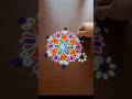 daily beautiful rangoli design 🌸✨️||#ytshorts #freehandrangolis #dailyrangoli #easyrangoli #muggulu