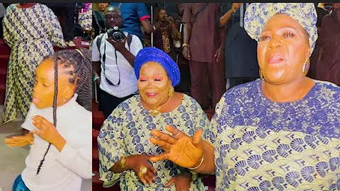 Yoruba Actor Olotu Daughter Steals The Show At His Dad's Birthday,Madam Saje,Mama Ereko Join Her
