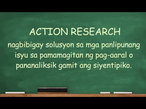 ACTION RESEARCH SA FILIPINO