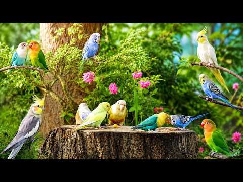 Cat TV for Cats to Watch 😺 Cute Chipmunks, Birds, Squirrels 🐿 Nature Fun 4K HDR 60FPS