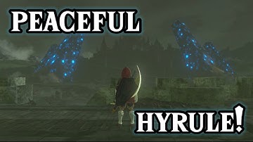 Entering post-game Hyrule (peaceful Hyrule) using save prompt storage | BotW