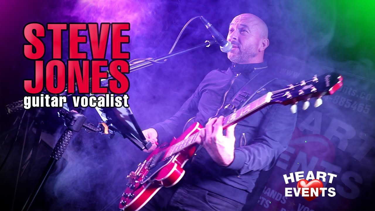 Steve Jones, guitar vocalist - Feb 2022 - Heart Events entertainment agency UK