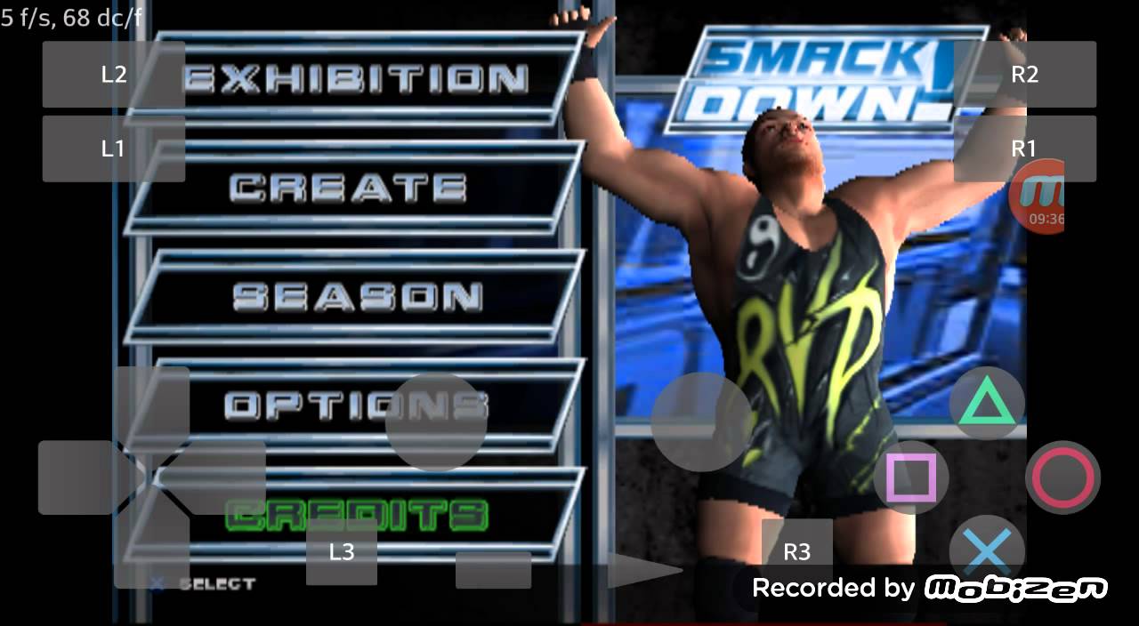 Playstation2 Ps2 Android Emulator Play V0 30 Wwe Smackdown Here Comes The Pain Game Play Youtube