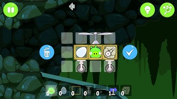 Bad Piggies - Bonus Level 4-IX 3 Star - Flight in the Night