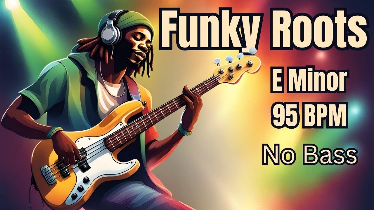 Backing Track For Bass 🎸 E Minor 🎼 Funky Roots 🔥 95 BPM - YouTube