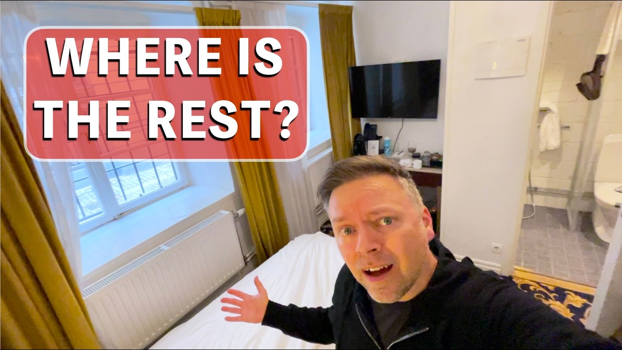 Flying To Sweden and my RIDICULOUSLY SMALL and EXPENSIVE Hotel Room!
