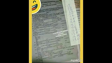 12th computer science Half-yearly exam paper 2019