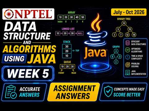 NPTEL Data Structure and Algorithms Using Java | Week 5 Assignment Answers 2026 | #dsa  #java