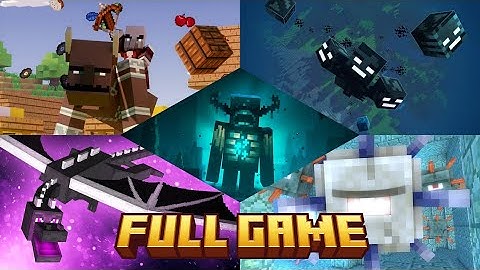 Minecraft Java Edition: Full Game Walkthrough - Defeating All Bosses!