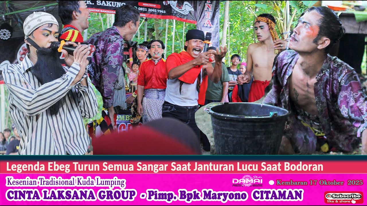 Legenda Wayang Ebeg turun Semua Sangar Saat Janturan Lucu Pool Saat Bodoran I Cinta Laksana Part 2