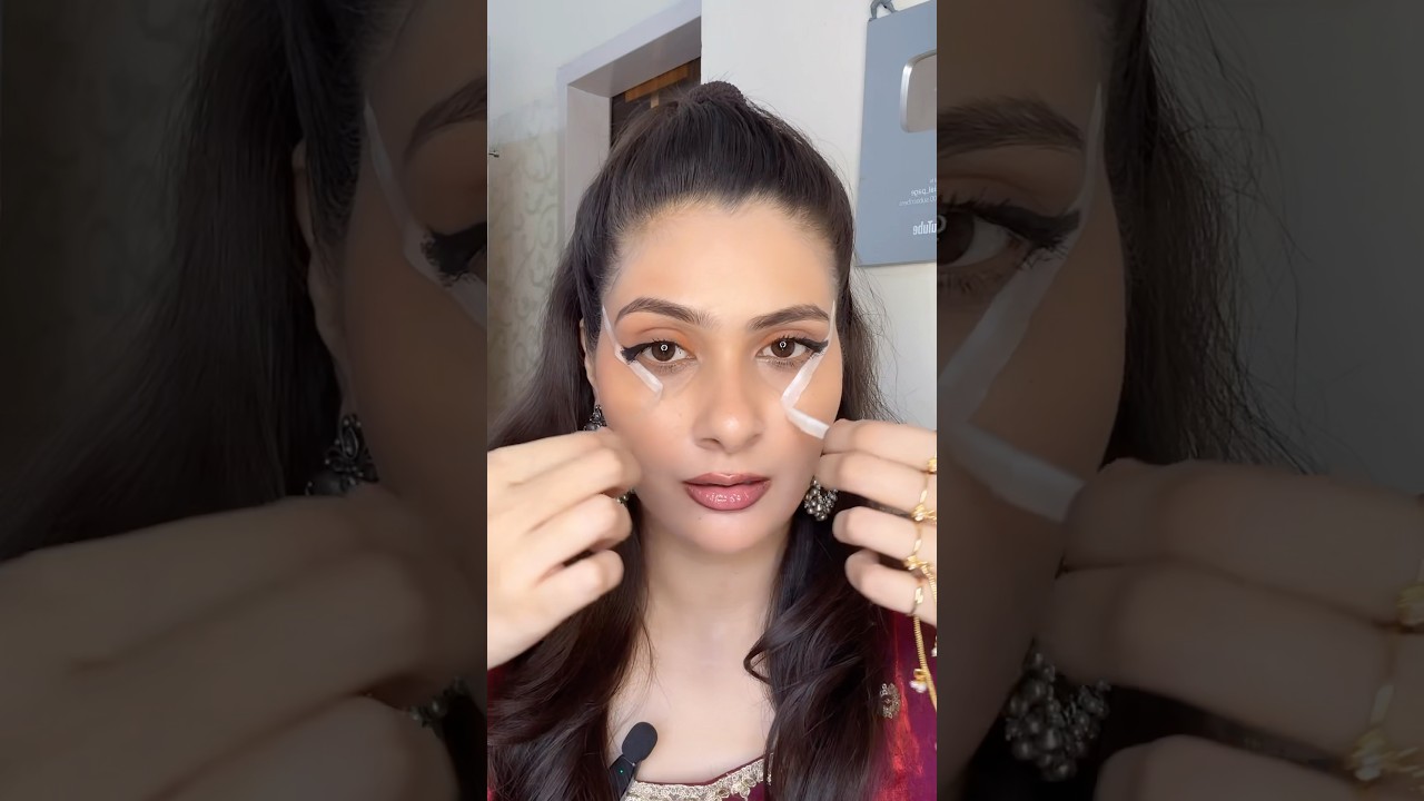 Easiest eyeliner hack ❤️ #makeup #makeuptutorial #makeupartist #trending #trendingshorts