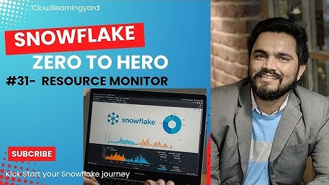 #31- Resource Monitor  : Monitoring & Controlling Cost with Resource Monitor