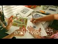art vlog / bookbinding, client work and new stickies :3