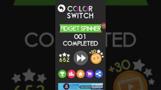 color switch gameplay fidget spinner mode🥇 screenshot 4