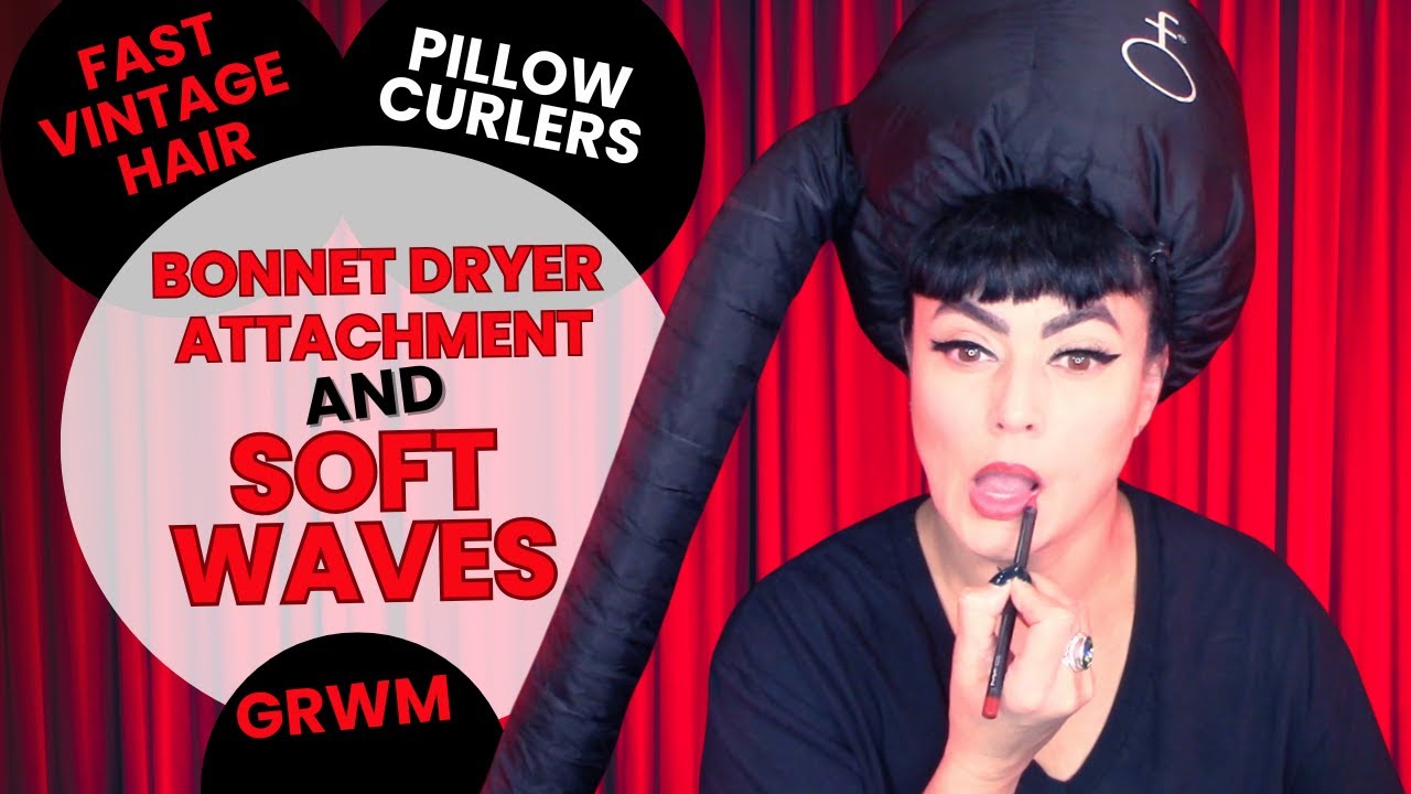 HOW TO CREATE FAST AND EASY VINTAGE WAVES | DRYER HAIR 