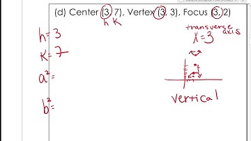 8.53-Writing Equations of Hyperbolas Example (d)