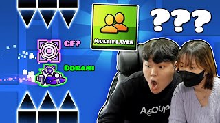 THE ULTIMATE Geometry Dash Multiplayer🔥 (With girlfriend)