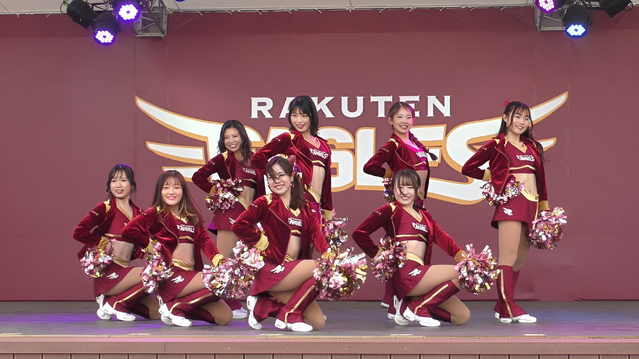 TOHOKU GOLDEN ANGELS チアウェア Japanese Cheerleader Tohoku Golden Angels 20230414 - YouTube